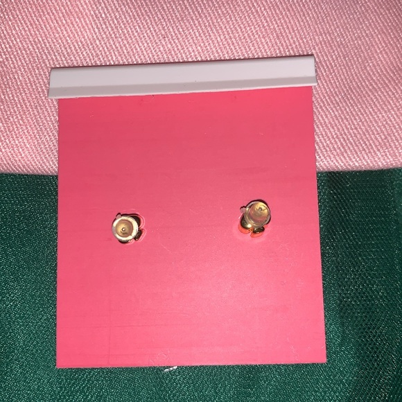 NEW KATE SPADE “SO FOXY” GOLD FOX STUD EARRINGS w/PINK DUSTBAG - Picture 5 of 14